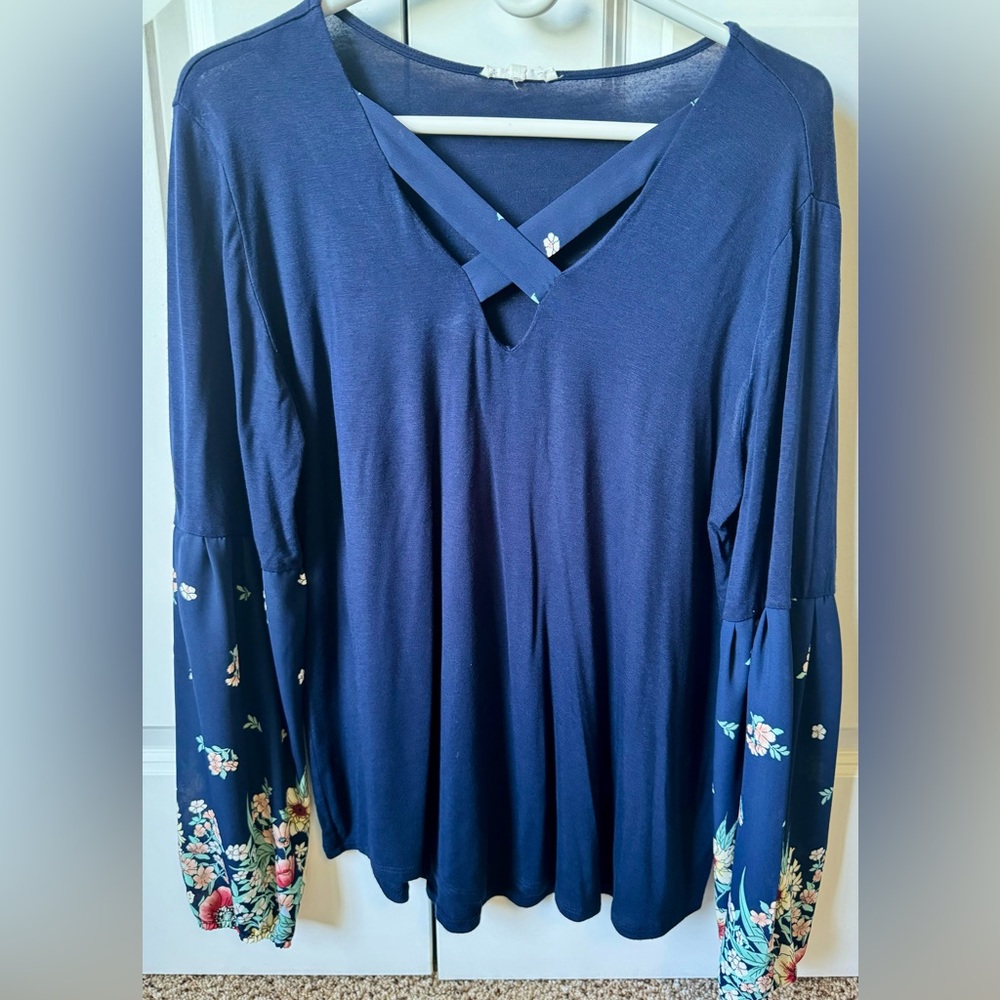 Knit blouse
